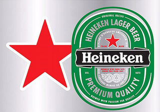 HEINEKEN LAGER BEER HEINEKEN PREMIUM QUALITY