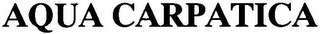 AQUA CARPATICA