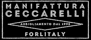 MANIFATTURA CECCARELLI FORLITALY ABBIGLIAMENTO DAL 1998