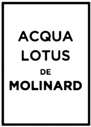 ACQUA LOTUS DE MOLINARD