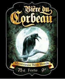 BIÈRE DU CORBEAU MYSTÉRIEUSE BIÈRE BLONDE 75D FORTE 9º