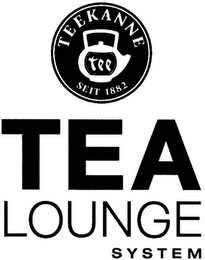 TEEKANNE TEE SEIT 1882 TEA LOUNGE SYSTEM