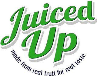 JUICED UP MADE FROM REAL FRUIT FOR REAL TASTE