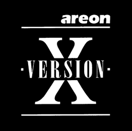 AREON X · VERSION ·