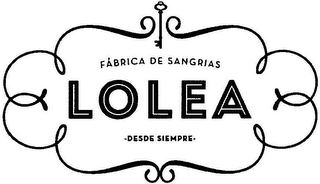 FÁBRICA DE SANGRIAS LOLEA DESDE SIEMPRE.