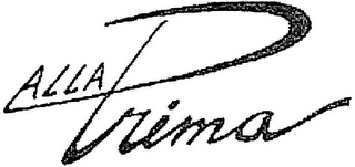 ALLA PRIMA