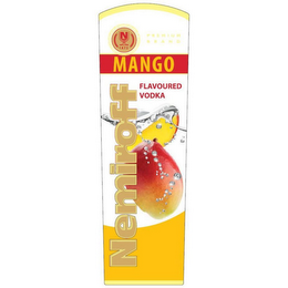 NEMIROFF MANGO FLAVOURED VODKA DISTILLED UNDER THE LICENSE AND CONTROL OF NEMIROFF PREMIUM BRAND N 1872