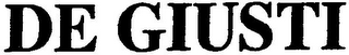 DE GIUSTI