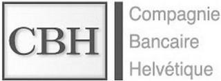 CBH COMPAGNIE BANCAIRE HELVÉTIQUE