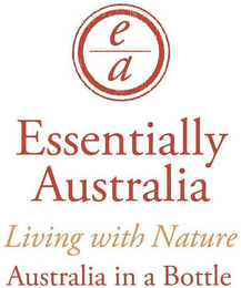 EA ESSENTIALLY AUSTRALIA LIVING WITH NATURE AUSTRALIA IN A BOTTLE