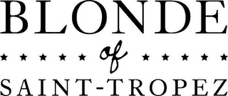 BLONDE OF SAINT-TROPEZ
