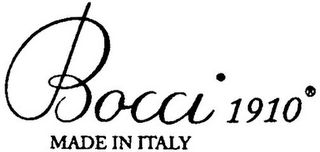 BOCCI 1910 MADE IN ITALY