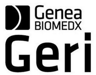 GENEA BIOMEDX GERI