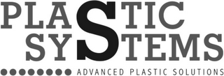 PLASTIC SYSTEMS ADVANCED PLASTIC SOLUTIONS