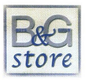 B&G STORE BOYS GIRLS