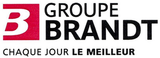 B GROUPE BRANDT CHAQUE JOUR LE MEILLEUR