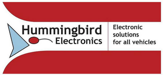 HUMMINGBIRD ELECTRONICS ELECTRONIC SOLUTIONS FOR ALL VEHICLES