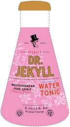 PURE ORIGIN PREMIUM DR. JEKYLL MEDITERRANEAN PURE SPIRIT NATURAL QUININA NO ADDED PRESERVATIVES WATER TONIC DR. JEKYLL & MR. HYDE ORIGINAL CONCEPT 1905 BARCELONA 1929