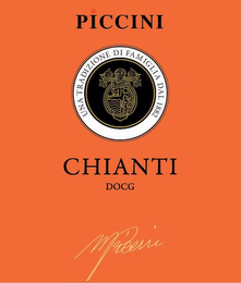 PICCINI UNA TRADIZIONE DI FAMIGLIA DAL 1882 CHIANTI DOCG