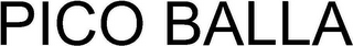 PICO BALLA
