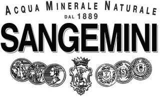 SANGEMINI ACQUA MINERALE NATURALE DAL 1889