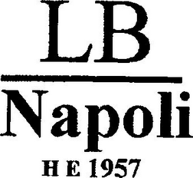 LB NAPOLI HE 1957