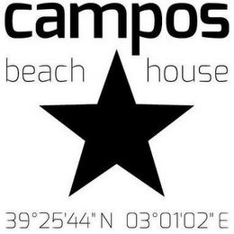 CAMPOS BEACH HOUSE 39º25'44" N 03º01'02" E