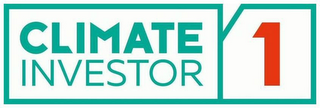 CLIMATE INVESTOR 1