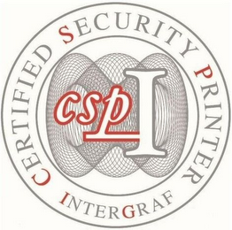 CERTIFIED SECURITY PRINTER INTERGRAF CSPI