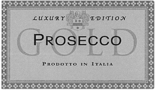 LUXURY EDITION PROSECCO GOLD PRODOTTO IN ITALIA