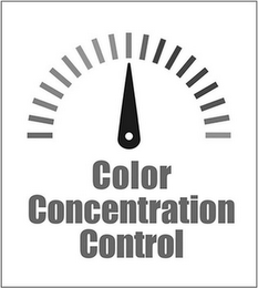 COLOR CONCENTRATION CONTROL