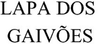 LAPA DOS GAIVÕES