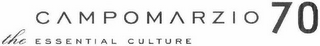 CAMPOMARZIO70 THE ESSENTIAL CULTURE 70