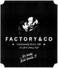 FACTORY & CO HOMEMADE SINCE 1989 NEW YORK BAKERY CAFÉ ... FOR TASTY FOOD LOVERS!!!