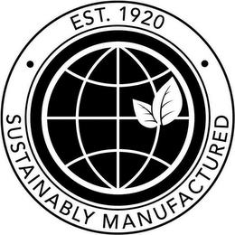 SUSTAINABLY MANUFACTURED EST. 1920