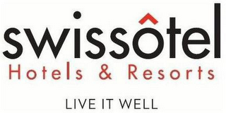 SWISSÔTEL HOTELS & RESORTS LIVE IT WELL