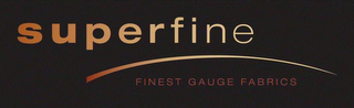 SUPERFINE FINEST GAUGE FABRICS