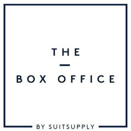 THE BOX OFFICE BY SUITSUPPLY