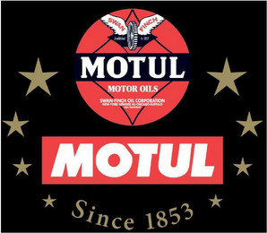 SWAN FINCH MOTUL MOTOR OILS SWAN-FINCH OIL CORPORATION NEW YORK NEWARK NJ CHICAGO BUFFALO SAN FRANCISCO MOTUL SINCE 1853