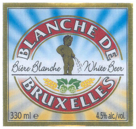 BLANCHE DE BRUXELLES BIÈRE BLANCHE WHITE BEER