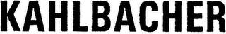 KAHLBACHER