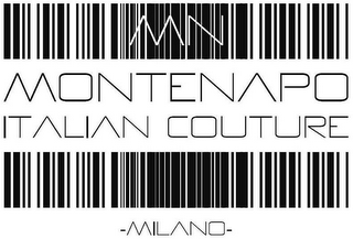 MN MONTENAPO ITALIAN COUTURE MILANO