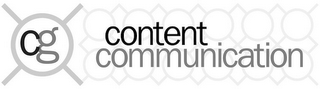 CG CONTENT COMMUNICATION