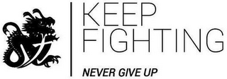 KEEP FIGHTING NEVER GIVE UP