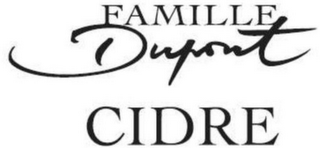 FAMILLE DIPONT CIDRE