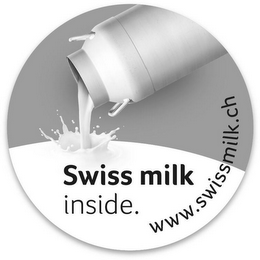 SWISS MILK INSIDE. WWW.SWISSMILK.CH