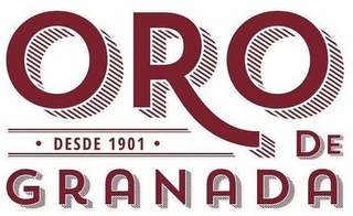 ORO DE GRANADA DESDE 1901