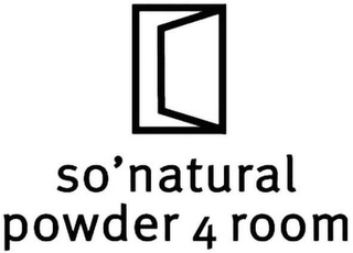 SO'NATURAL POWDER 4 ROOM