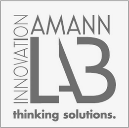 AMANN INNOVATION LAB THINKING SOLUTIONS.