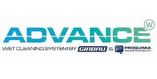 ADVANCE W WET CLEANING SYSTEM BY GIRBAU& P PROQUIMIA WWW.PROQUIMIA.COM